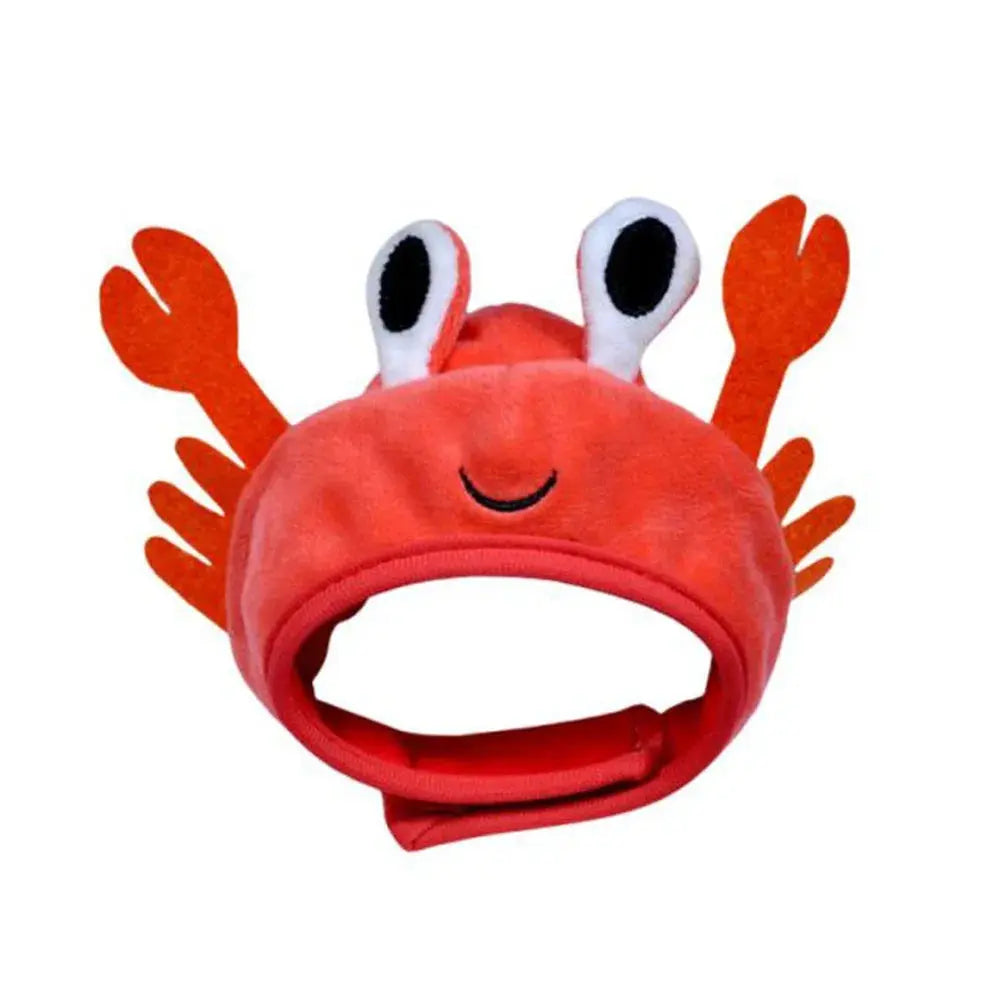 Halloween Easter Pet Costume Novelty Crab Lobster Frog Hat for Cat Puppy Hat Dog Cap Soft Headgear for Birthday Party Photo Prop - Nova Trendz
