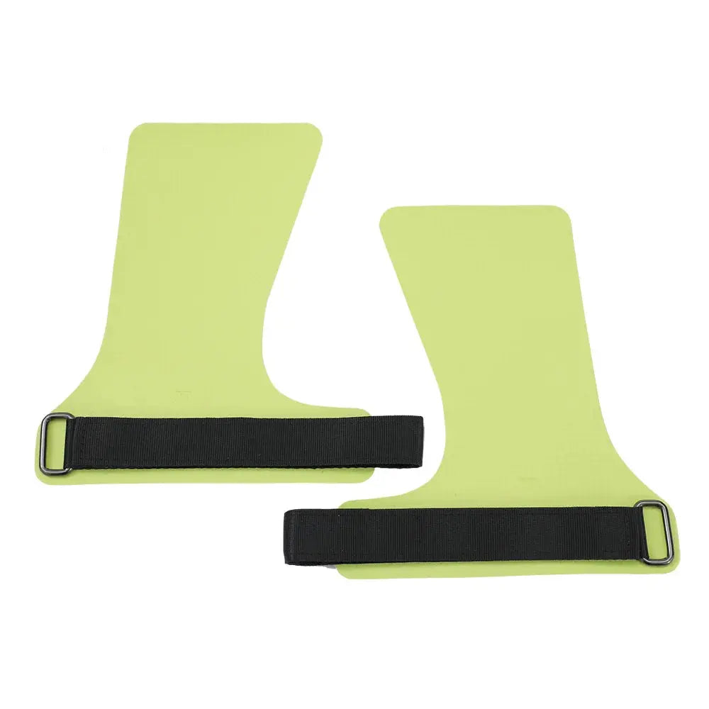 A Pair of Carbon No Finger Hole Hand Grips for Crossfit Pull Ups Cross Training Kettlebell Gymnastics Workout Palm Protector Nova Trendz