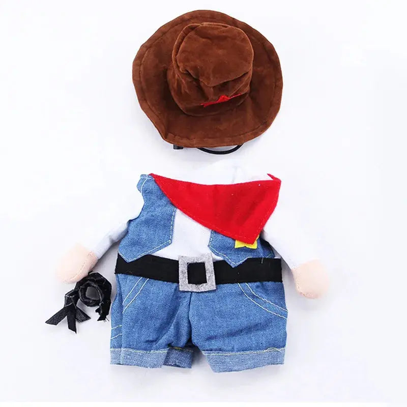 Cat Costume Clothes Funny Halloween Cosplay Cowboy Pet Outfits For Small Medium Dogs Cats Creative Novelty Kitten Party Clothing Nova Trendz
