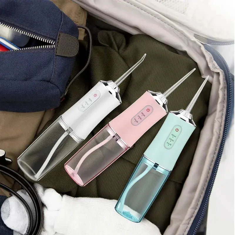 Professional Flossing Portable Electric 4Nozzle Toothbrush Combo Tonsil Stone Remover Family Oral Irrigator Water Dental Flosser Nova Trendz