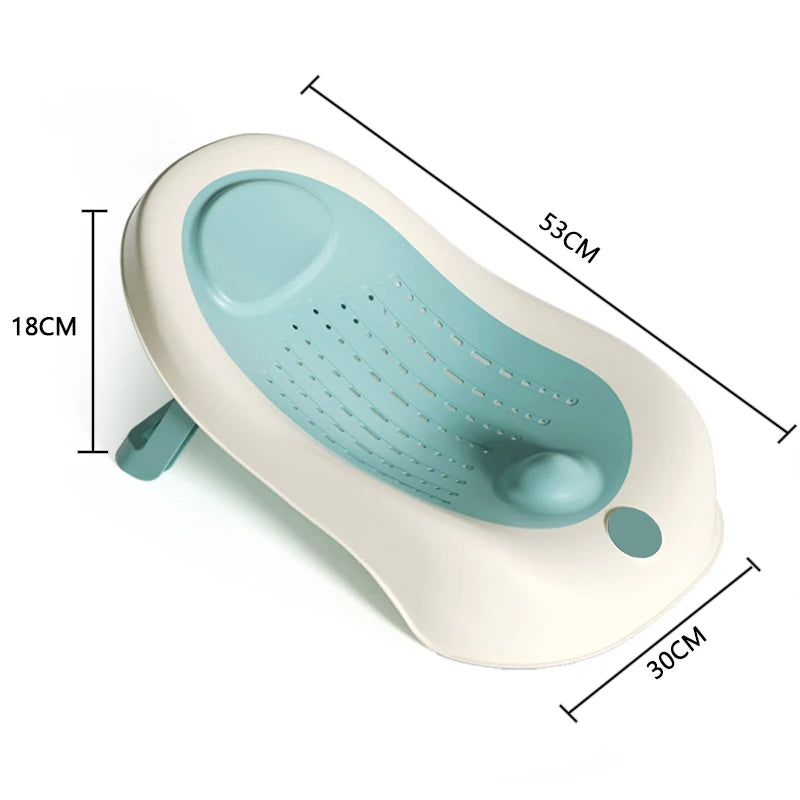 Simple Baby Bath Tub Rack Foldable Bathtub for Babies Bathtubs Anti Slip Holder Newborn Shower Net Seat Infants Care Accessories