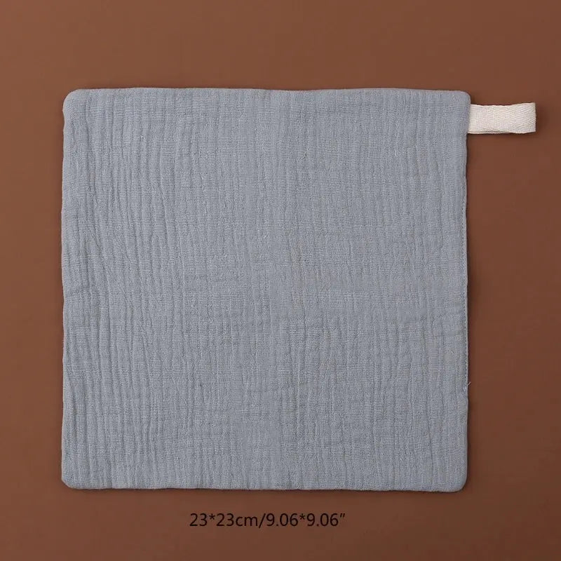 5PC Baby Towel New Born Items Stuff Muslin Squares Infant Newborn Hand Bath Shower Face Towels Soft Cotton Gauze Baby Washcloth Nova Trendz