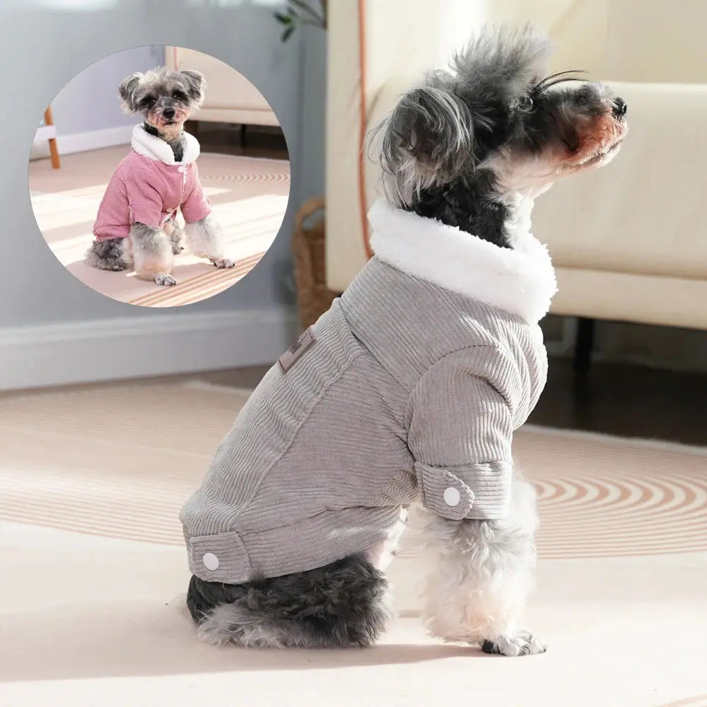 Winter Warm Dog Clothes For Small Medium Dogs Cats Fleece Puppy Kitten Jacket Coat Schnauzer Yorkshire Chihuahua Pet Costume - Nova Trendz
