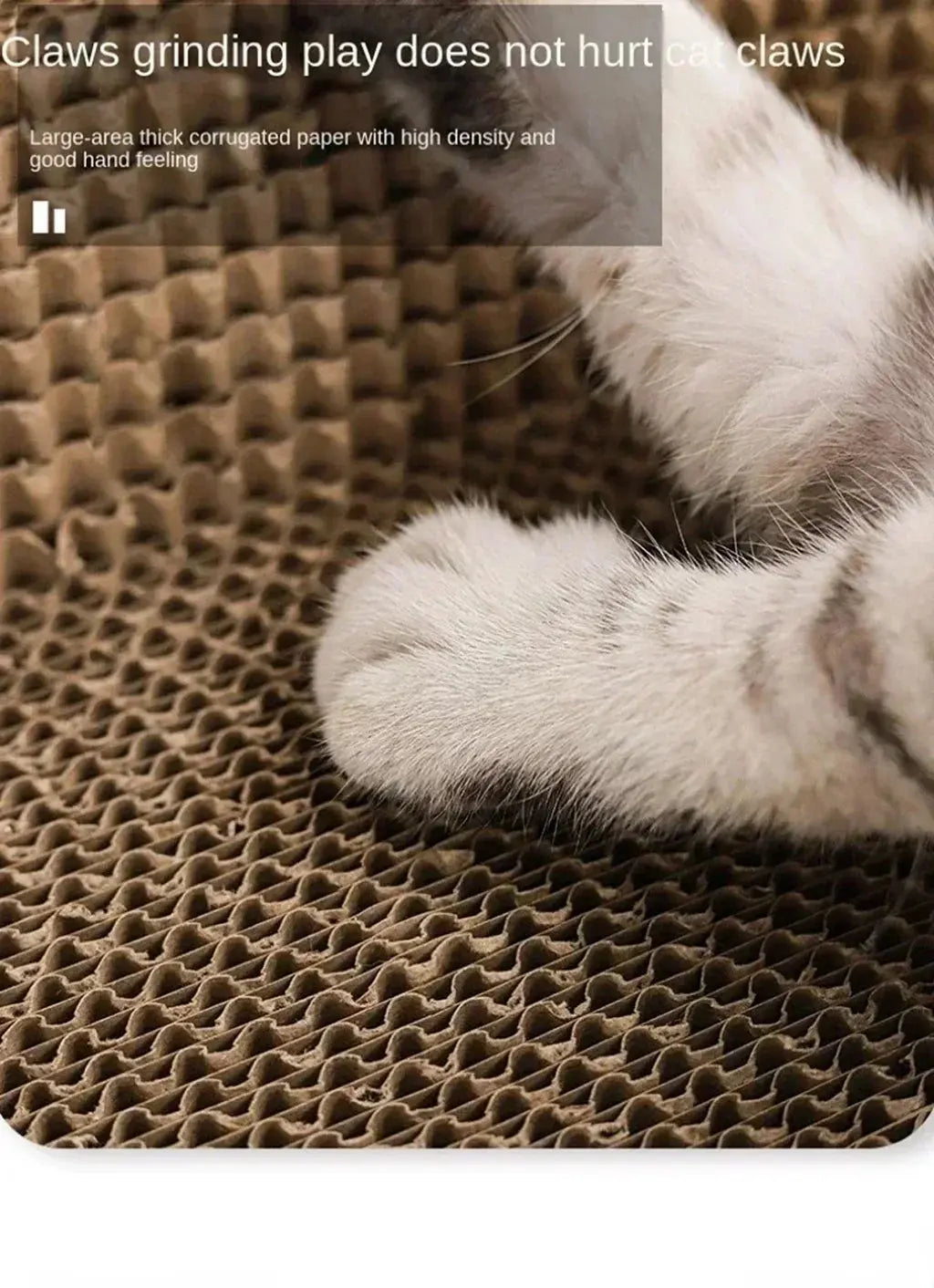 Cat Scratching Board Protect Furniture Grinding Claw Toys Oval Corrugated Paper Wear-resistant Cat Nest Cat Accessories - Nova Trendz
