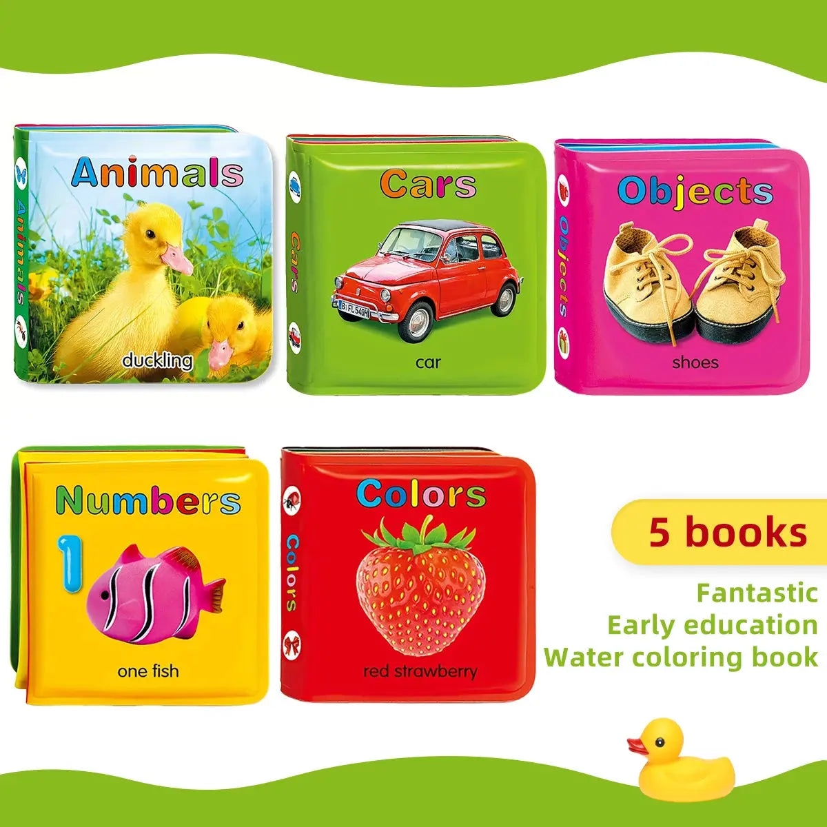 Floating Baby Bath Books for Baby,Kids Learning Bath Toys,Waterproof Bathtime Toys for Toddlers,Educational Infant Bath Toys. Nova Trendz