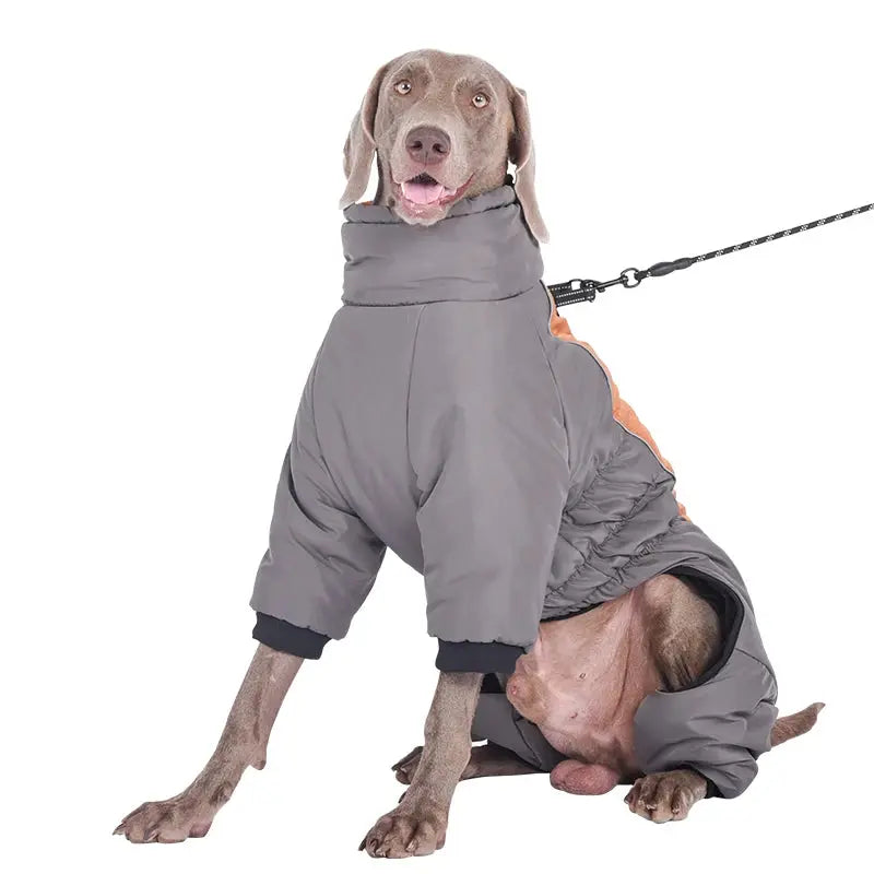 Waterproof Pet Dog Winter Jumpsuit Warm Medium Large Dogs Winter Jacket Clothes Labrador Bulldog Golden Retriever Costumes - Nova Trendz