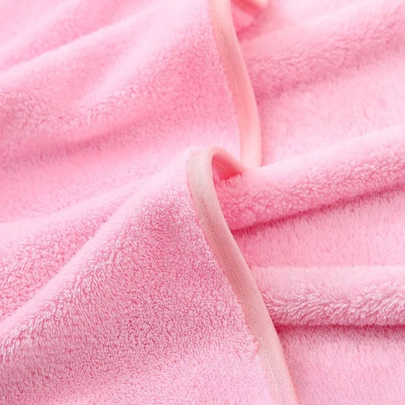 Hooded Coral Velvet Baby Bath Towel Cartoon Baby Elephant Wrap Blanket Super Absorbent Warm Bathrobe Newborn Baby Bath Towel