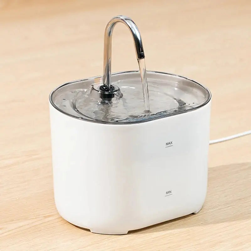 Cats Water Fountain Automatic Filter Cats Fountain With Stainless Steel Faucet Silent Water Pump Pet Cats Dog Water Dispenser - Nova Trendz