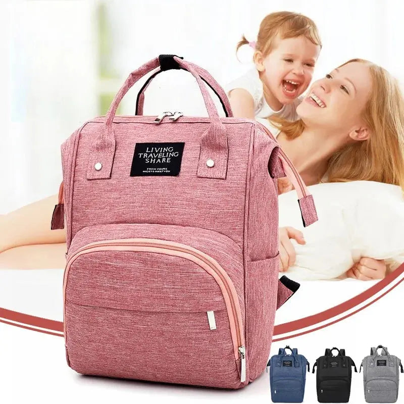 Nappy Backpack Diaper Bag Mummy Large Capacity Bags Mom Baby Multi-Function Waterproof Outdoor Travel Diaper Bags for Baby Care Nova Trendz