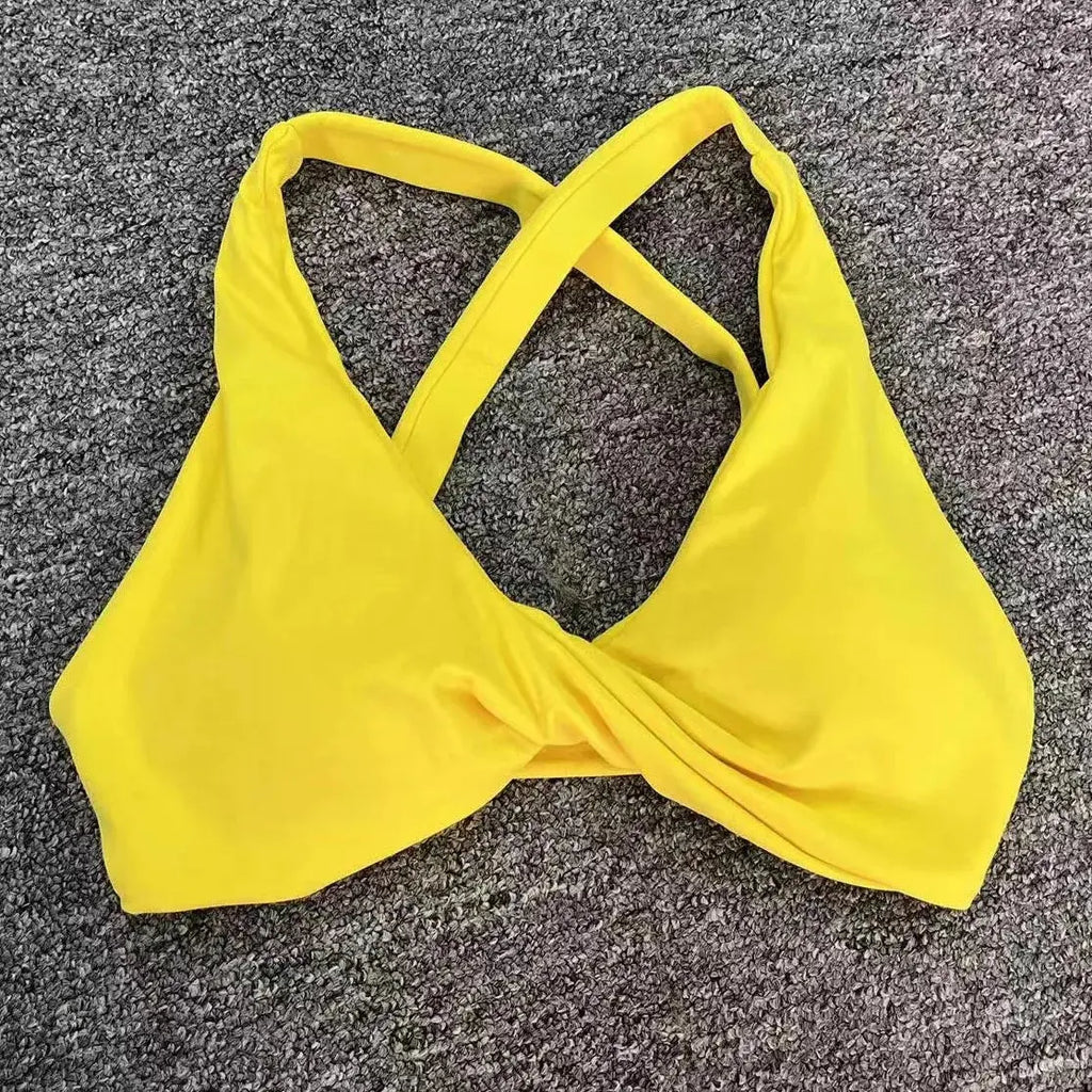 Sport Bra Women Seamless Gym Anti-sweat Breathable Yoga Shockproof Crop Top Fitness Push up Workout Underwear Blue Gray Red Pink - Nova Trendz