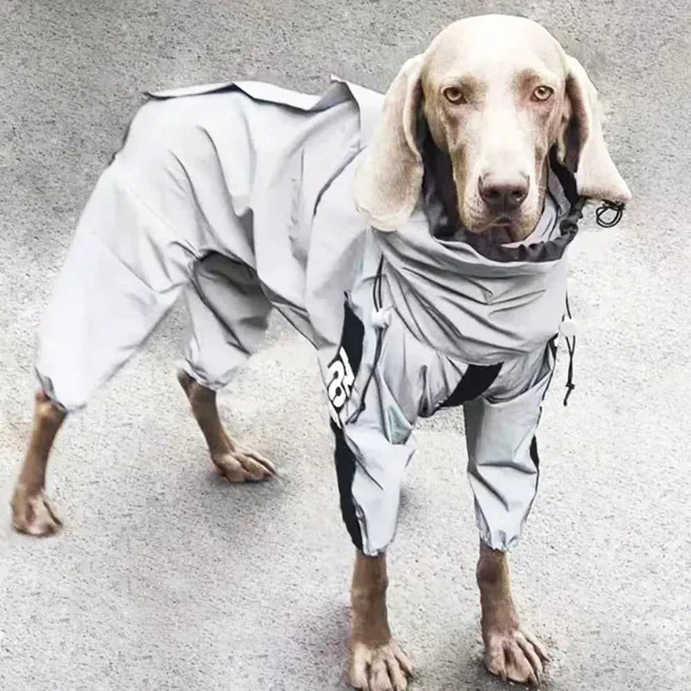 Reflective Full Body Dog Jumpsuit Waterproof Raincoat Sunscreen Outdoor Jacket for Small to Large Dogs Pet Supplies - Nova Trendz
