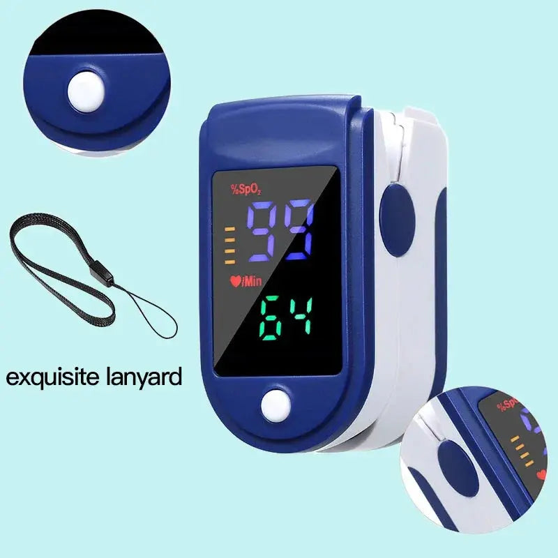Pulse Oximeter Finger Clip Pulse Monitor Home Monitoring Pulse Oximeter Blood Oxygen Saturation Detector Clip Nova Trendz