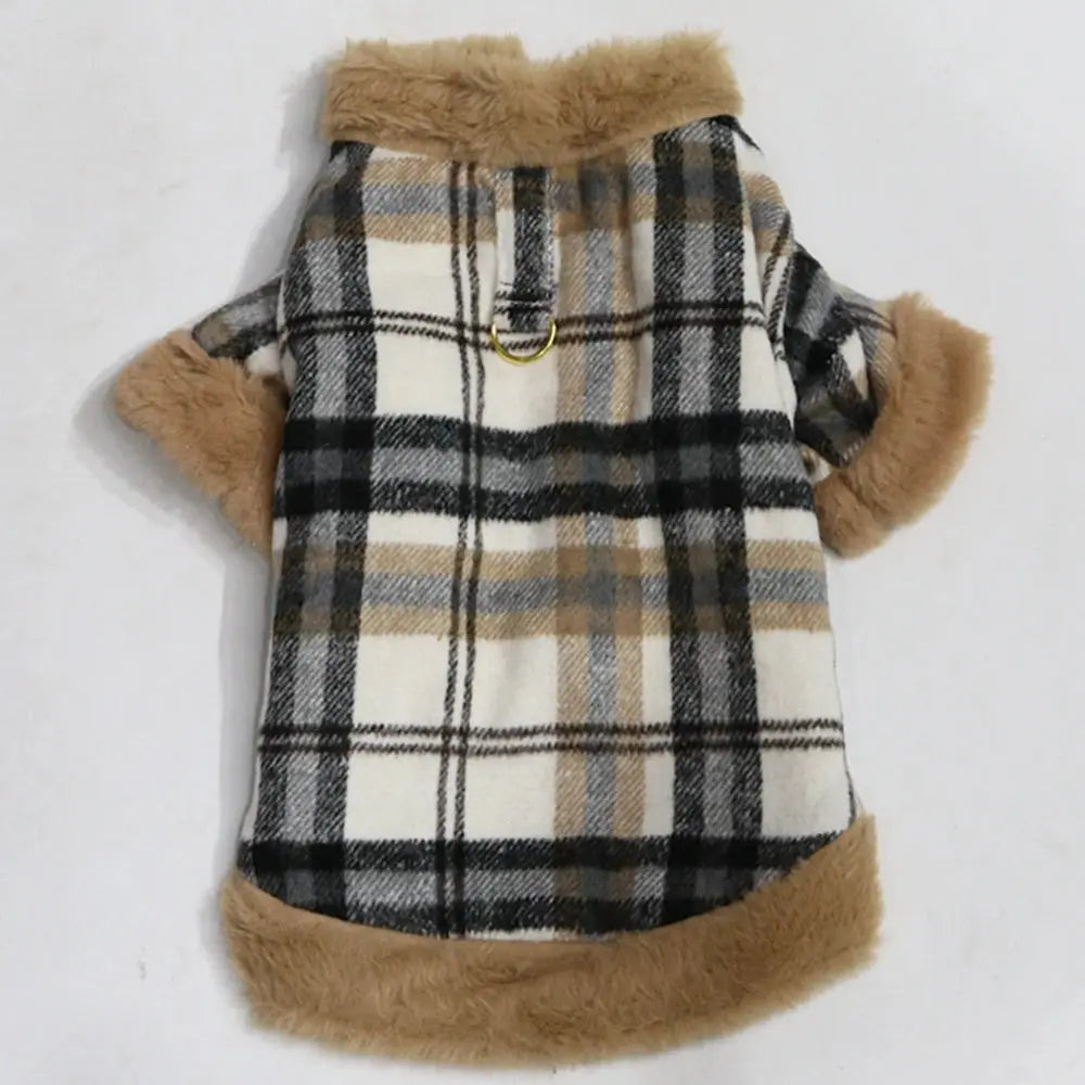 Pet Dog Clothes Lattice Coat Autumn Winter Dogs Pet Clothing Costume Clothes For Dogs Jacket Ropa Perro chihuahua Yorkshire Nova Trendz