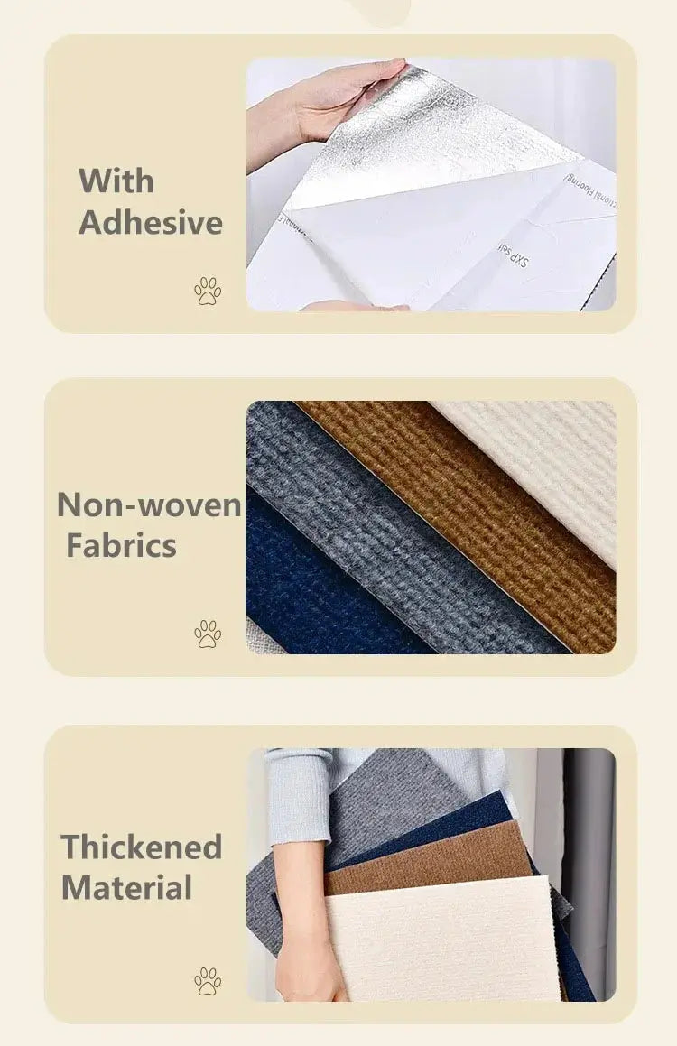 Cats Scratching Mat Accessories for Cats Sofa Tape Self Adhesive Carpet Cats Pet Products Tower Scratcher Post Scraper Supplies - Nova Trendz