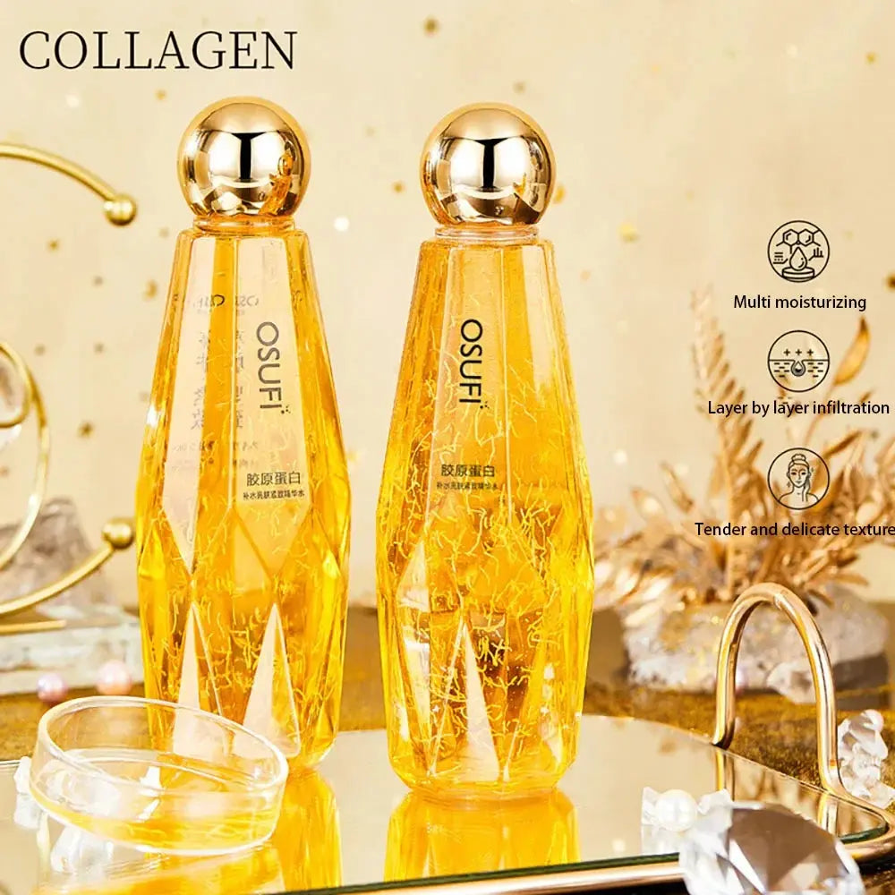 OSUFI Collagen Face Serum Anti Aging Smoothing Lines Facial Care Essence Moisturizing Brighten Serum Beauty Skin Care Products - Nova Trendz