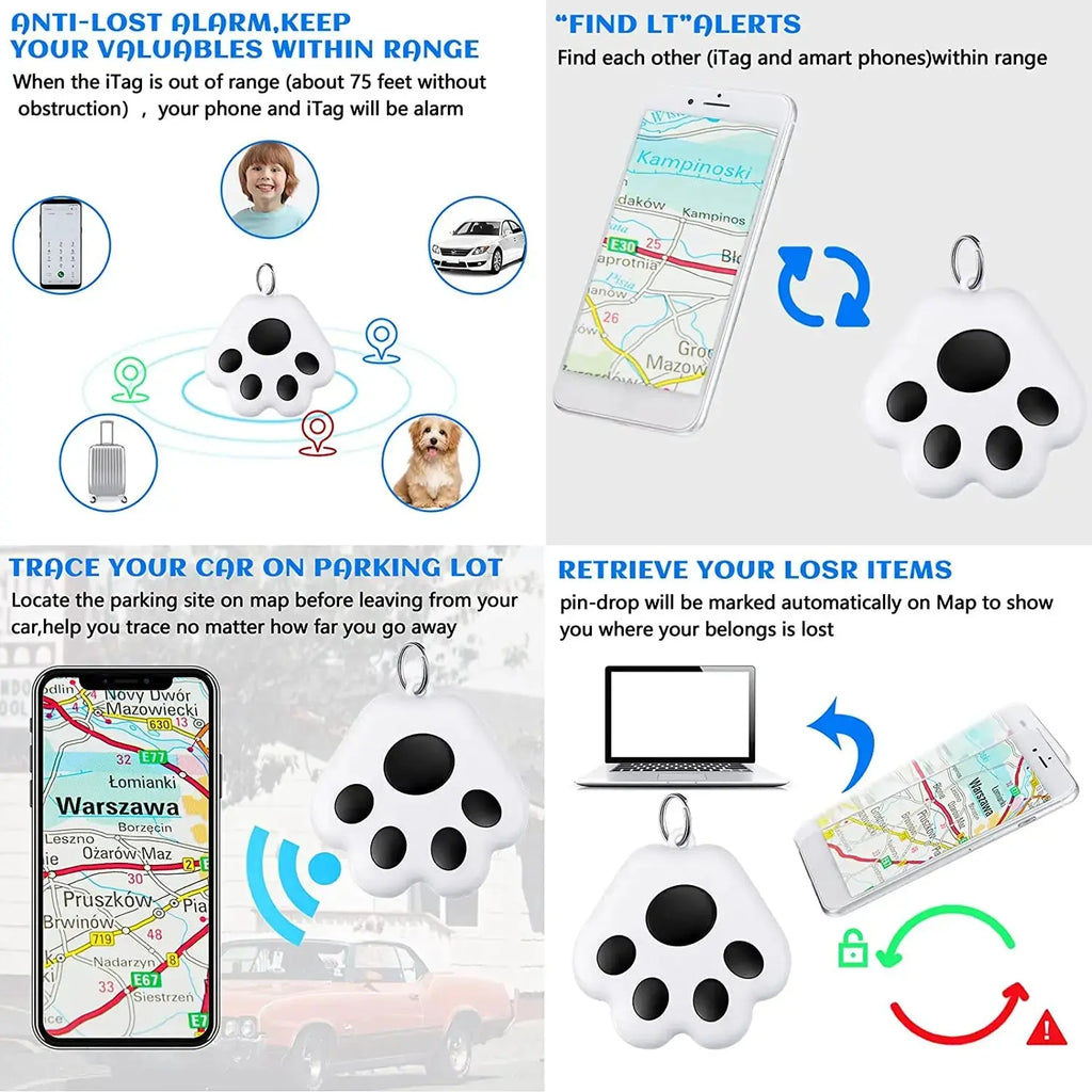 Mini Cat Dog GPS Tracking Locator Prevention Anti-Lost Waterproof Portable Tracker for Pets Cats Dogs Accessories Nova Trendz