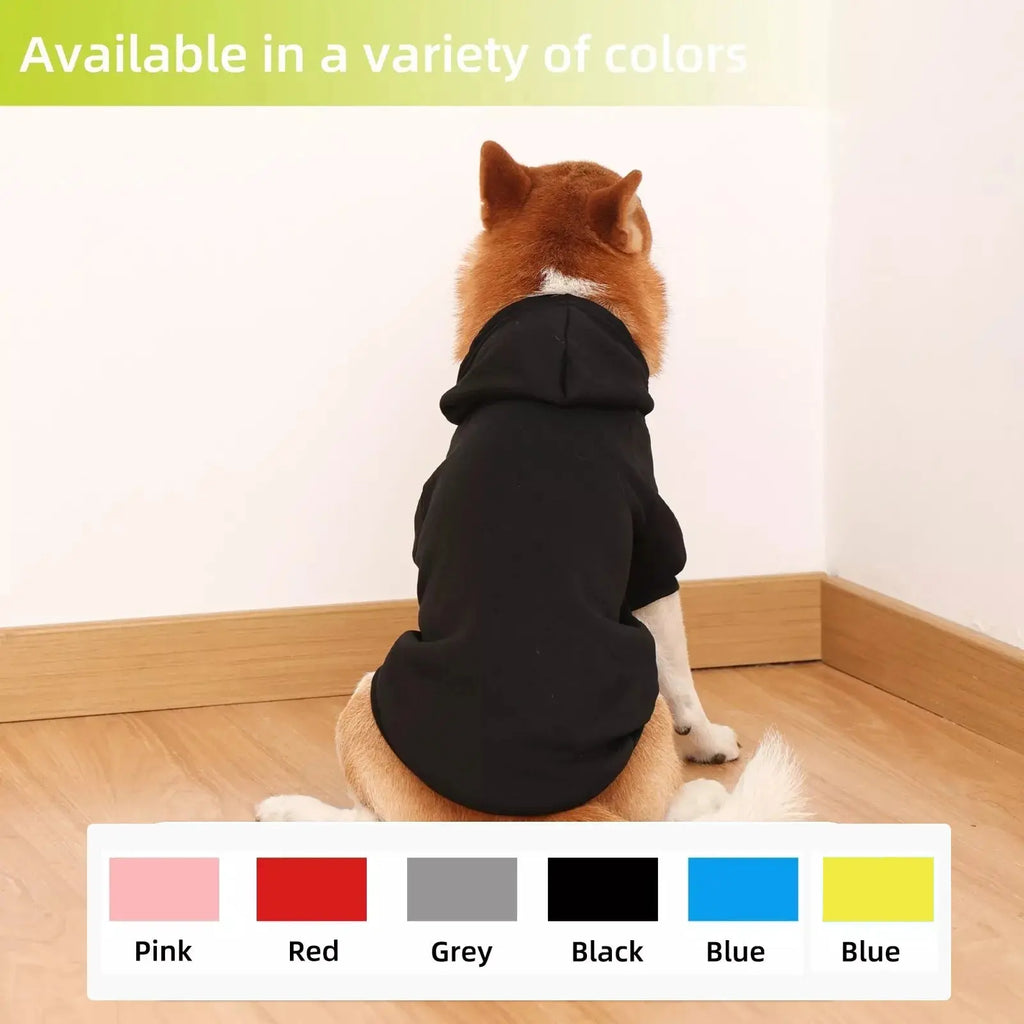 2021 Winter Pet Dog Clothes Dogs Hoodies Fleece Warm Sweatshirt Small Medium Large Dogs Jacket Clothing Pet Costume Dogs Clothes - Nova Trendz
