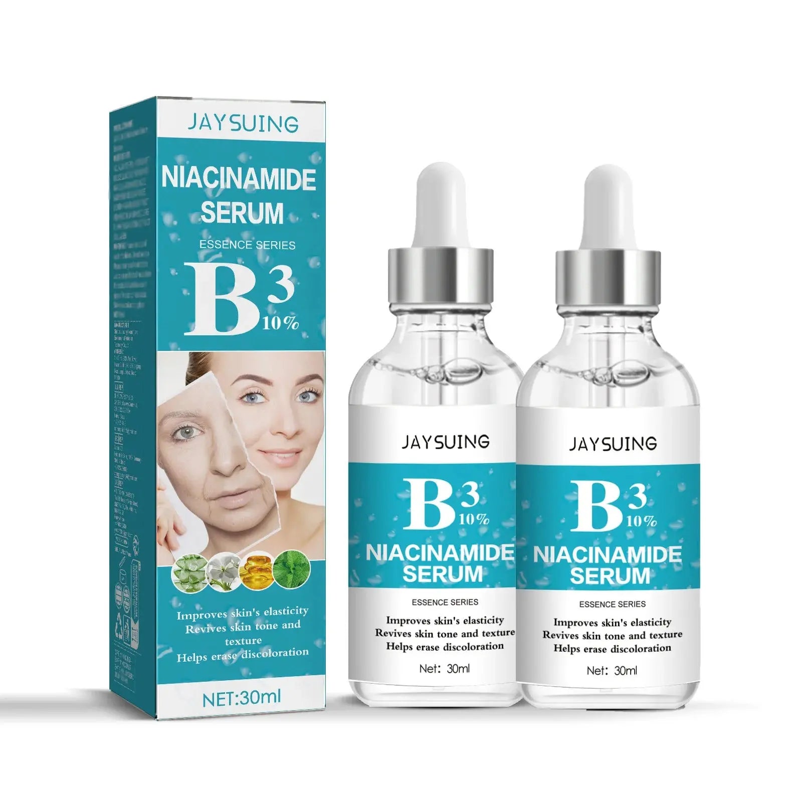 B3 Nicotinamide Serum Facial Anti W-rinkle Lift Firming Fine Lines Lightening Dark Circle Skin Brightening Skincare Products - Nova Trendz