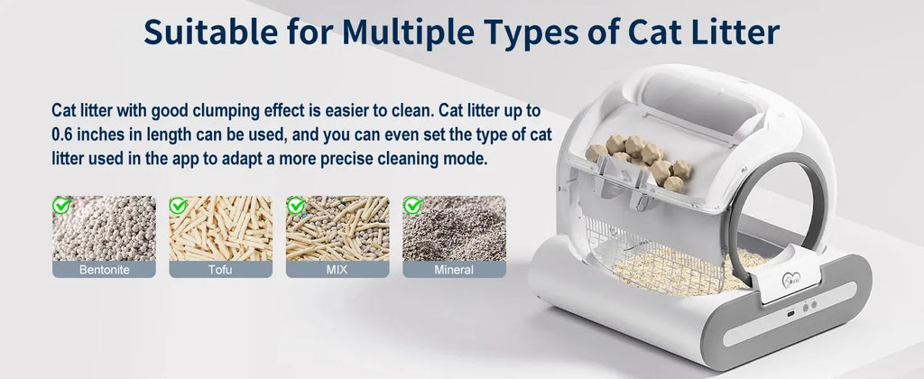 DOEL  Automatic Cat Litter Box Self Cleaning with App Control & Cat Litter Mat Smart Cat Toilet for Multiple Large Cats Nova Trendz