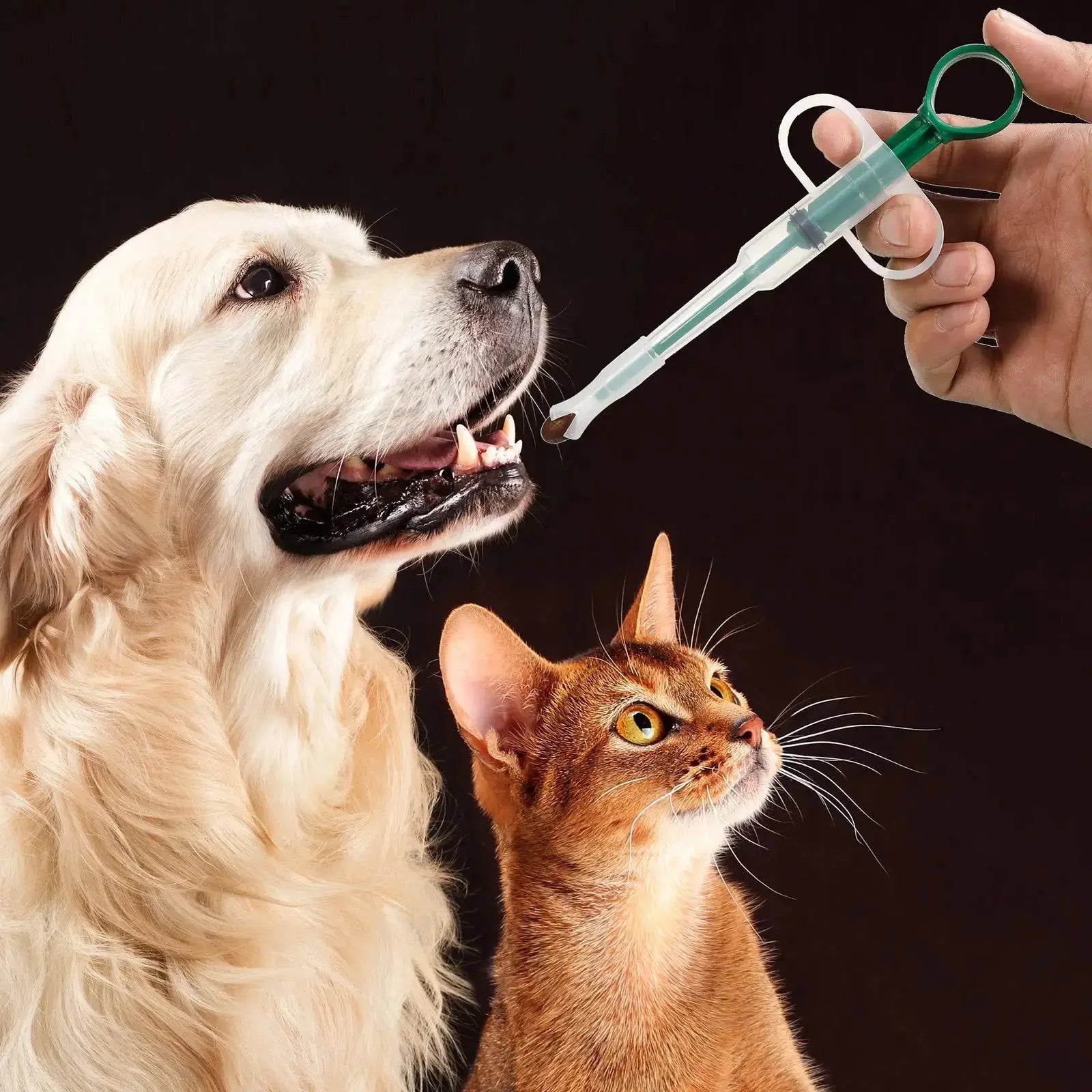 Pet Medication Dispenser, Pressing Feeding Stick for Cats and Dogs, Eating Pills, Pills, Medication Artifacts, Pet Sickness Care - Nova Trendz