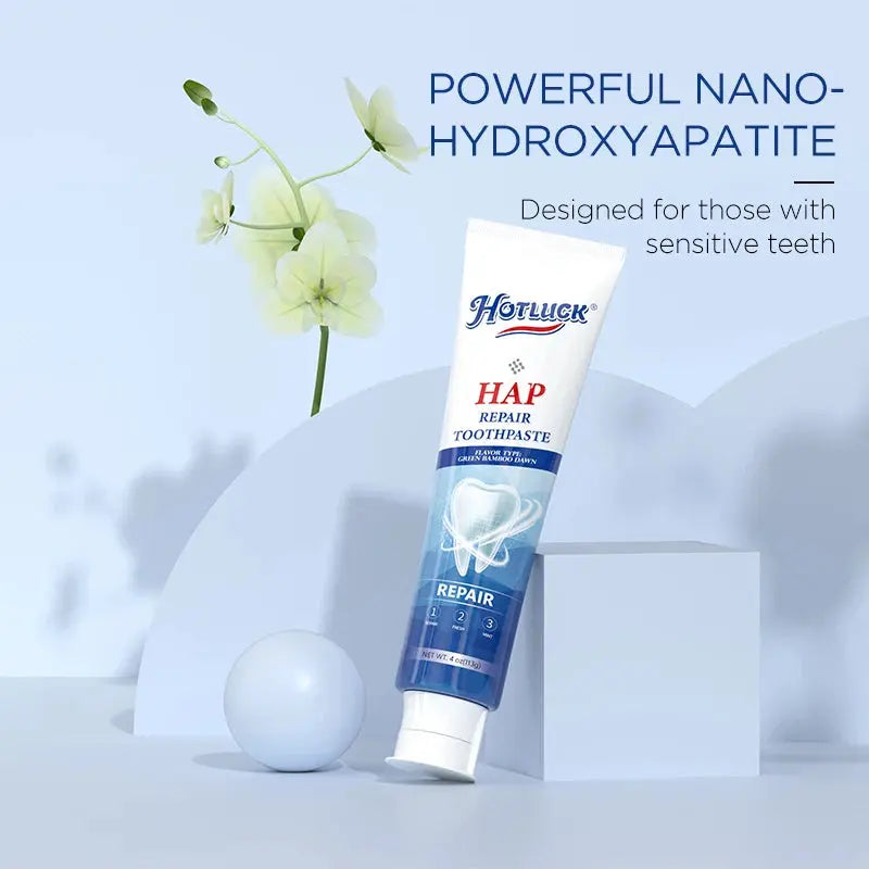 Hotluck Fluoride Free Nano Hydroxyapatite Toothpaste for & Sensitive Relief, Whitening, SLS Free, Natural Peppermint.Made in Chi - Nova Trendz