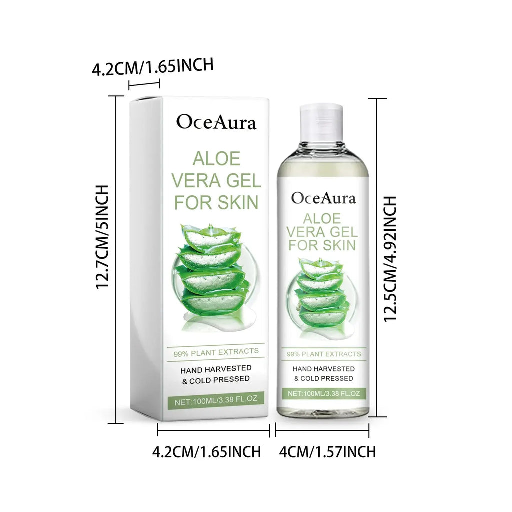 Aloe Vera Gel Pore Shrinking Oil Control Ance Remover Moisturizing Brighten Anti-Aging Facial Essence Beauty Skin Care Products Nova Trendz
