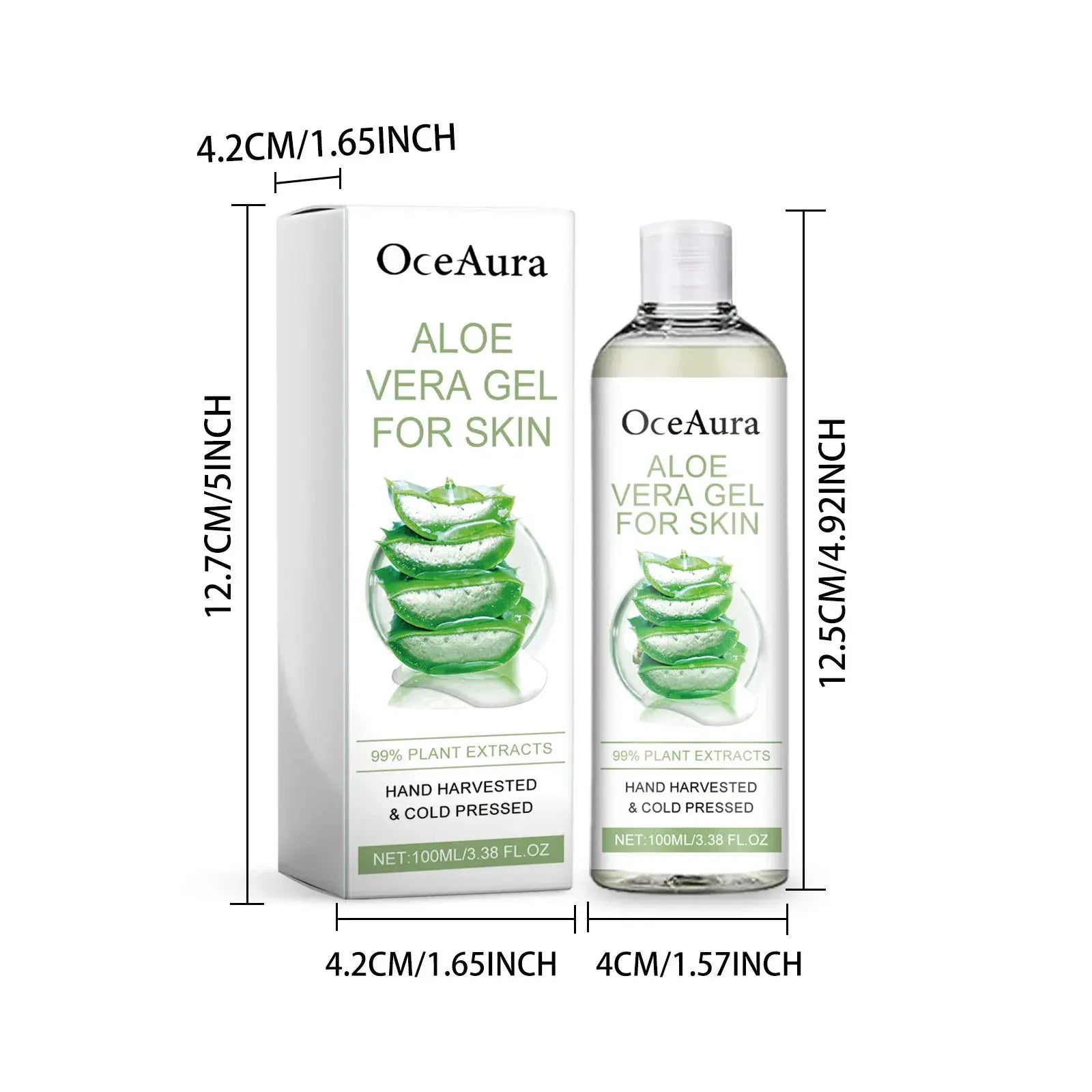Aloe Vera Gel Pore Shrinking Oil Control Ance Remover Moisturizing Brighten Anti-Aging Facial Essence Beauty Skin Care Products Nova Trendz