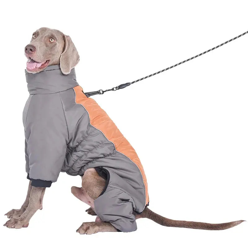 Waterproof Pet Dog Winter Jumpsuit Warm Medium Large Dogs Winter Jacket Clothes Labrador Bulldog Golden Retriever Costumes - Nova Trendz