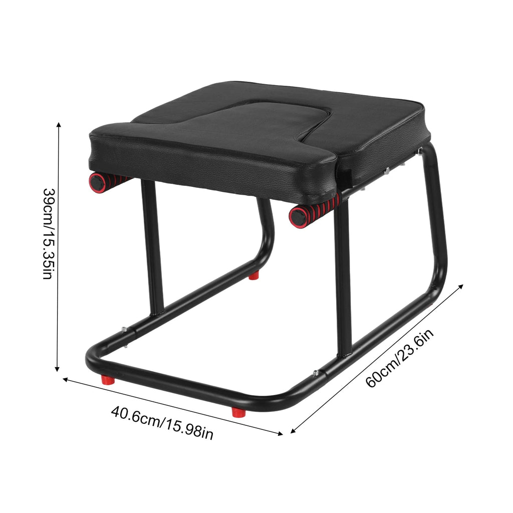 Yoga Headstand Bench with Anti-Slip Mat Yoga Headstand Stool Metal Frame PU Pads Inversion Chair for Workout Fitness and Gym Nova Trendz