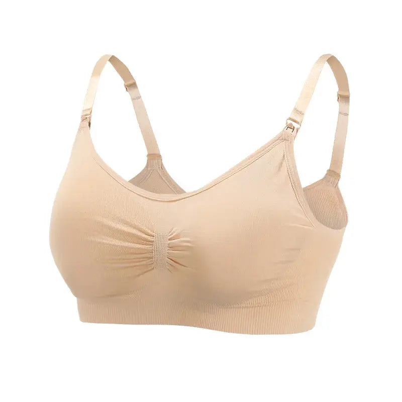 High Quality Maternity Nursing Bras Cotton Breastfeeding Pregnant Underwear Seamless Large Size Breathable Bra Push Up Nova Trendz