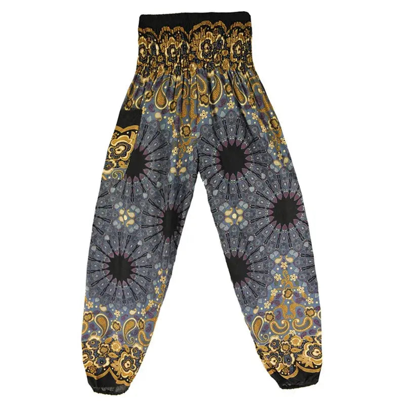 Yoga Pants Women Hippie Harem Printed Leggings Boho High Waisted Pantalone De Mujer Cintura Alta Calca Feminina Beach - Nova Trendz