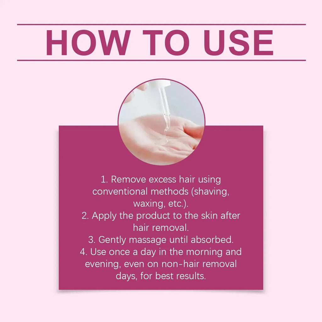 Hair Removal Care Oil Gently Nurtures Skin with Cleansing and Soothing Properties Moisturizing Daily Body Care Oil Hair Removal Nova Trendz