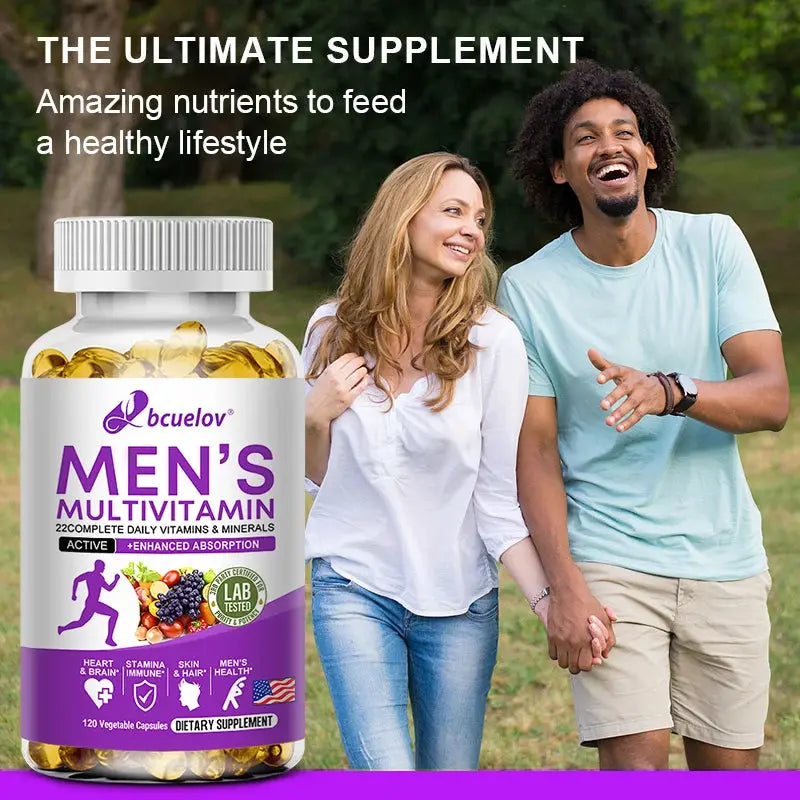 Men's Daily Multivitamin - 22 Vitamins & Minerals, Dietary Supplement for Immunity, Energy, Digestion, Skin, and Overall Health Nova Trendz