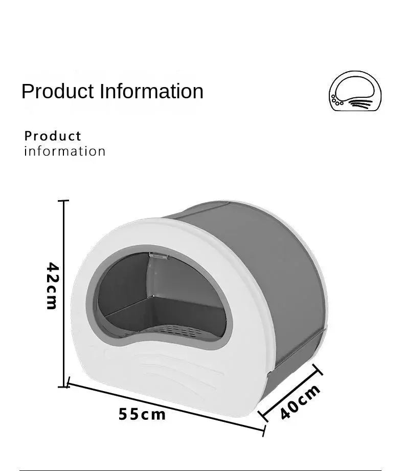 Cat Litter Box Fully Enclosed Drawer Type Cat Litter Box Anti-splash and Odor Isolation Cat Toilet Extra Large Cat Litter Box Nova Trendz