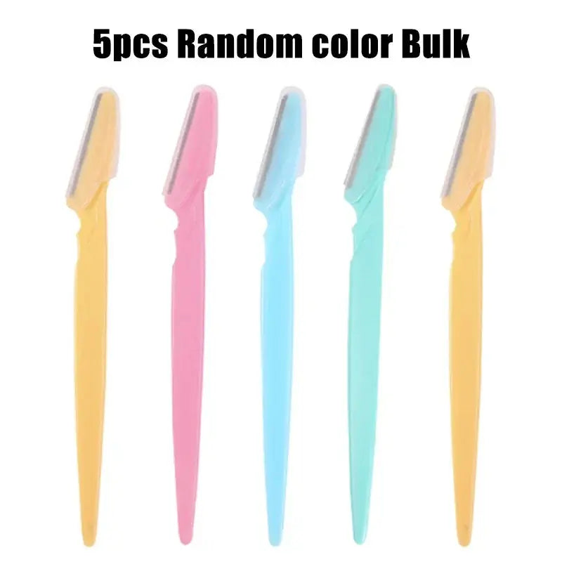 5/10/30/40/66pcs Eyebrow Razors Kit Facial Eye Brow Trimmer Multifunction Facial Hair Removal Tool with Container Safety Beauty Nova Trendz