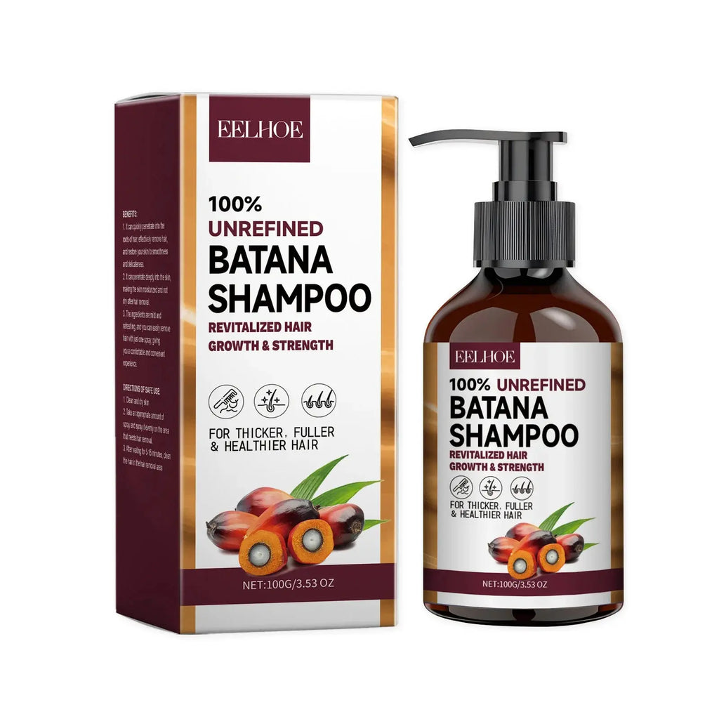 Organic Batana Oils Shampoo Treatment Damaged Split Hair Reduce Hair Loss Deep Cleansing Nourish Hair Care Growth Shampoo 100g Nova Trendz