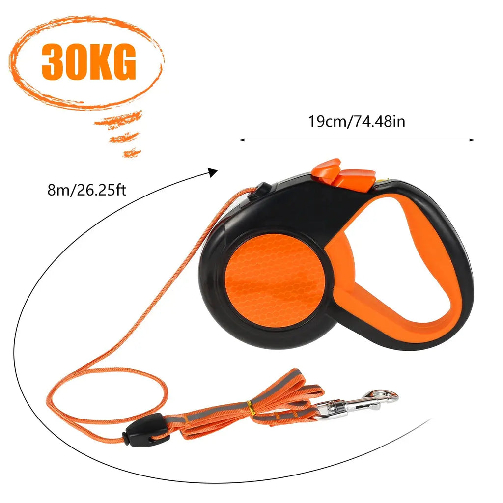 Hands Free Dog Leash Reflective Leash with Waist Bag Retractable Elastic Belt Dog Traction Rope for Running Walking Pet Products - Nova Trendz