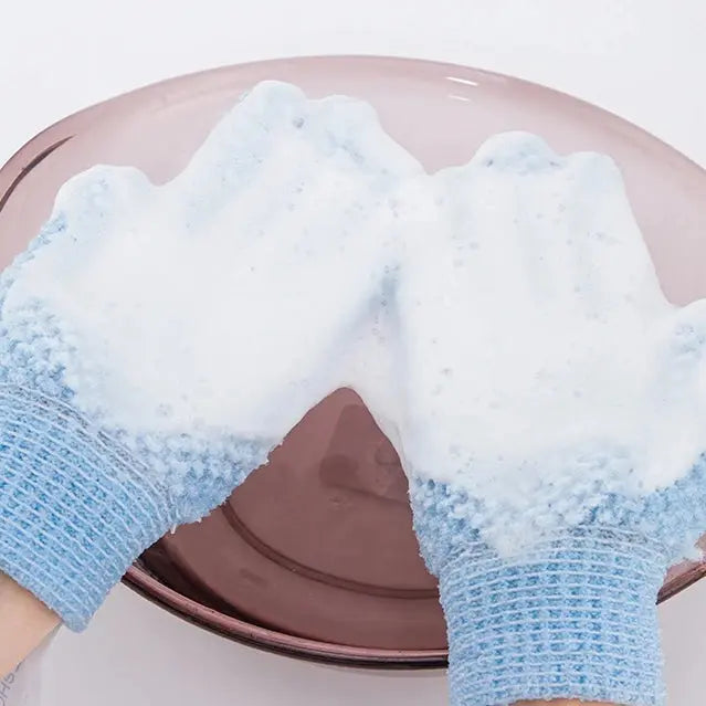 Bath scrub gloves, scrub gloves, body scrub gloves, body wash gloves, exfoliating gloves, facial scrub, facial scrub, bath spong Nova Trendz