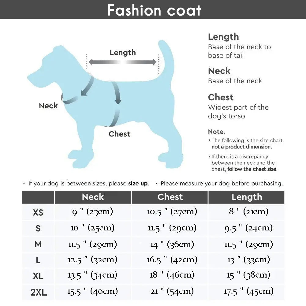 Warm Dog Clothes For French Bulldog Pug Chihuahua Yorkies Clothes Winter Pet Puppy Coat Jacket Dogs Pets Clothing Ropa Perro Nova Trendz