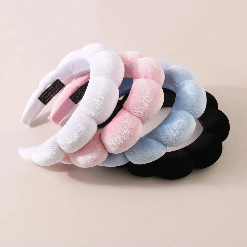 Soft Hair Styling Accessories Women Girls Headbands for Face Washing Bath Makeup Hair Band Women Adjustable SPA Facial Headband Nova Trendz