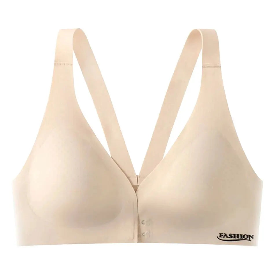 Elegant Front-Clip No Underwire Maternity Bra with Natural Latex Cooling Backless Maternity Clothings Women Lightweight Bralette Nova Trendz
