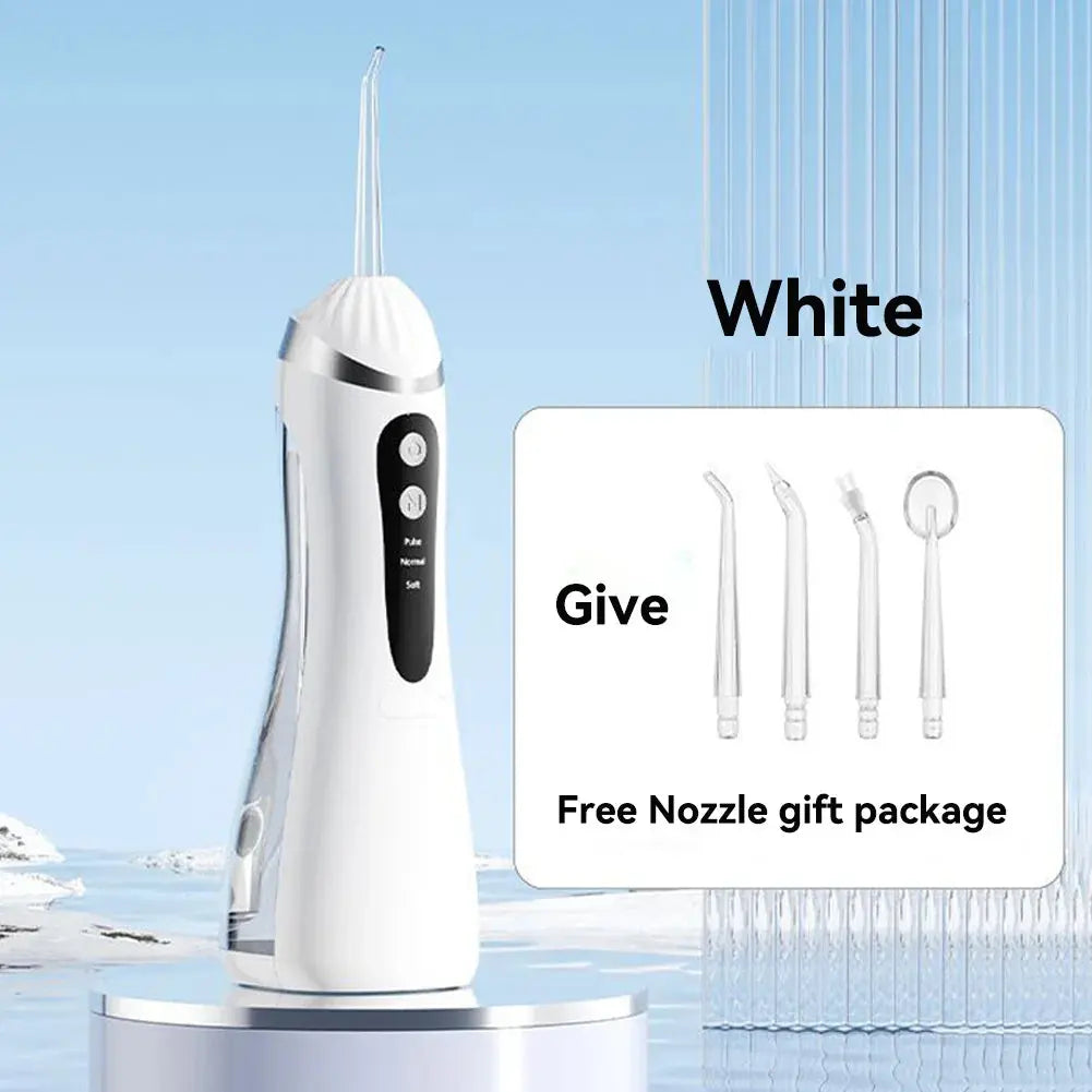 Oral Irrigator 3 Cleaning Modes Portable Rechargeable Waterproof  IP65 Dental Water FlosserTeeth Whitening Jet Floss 200ML Nova Trendz