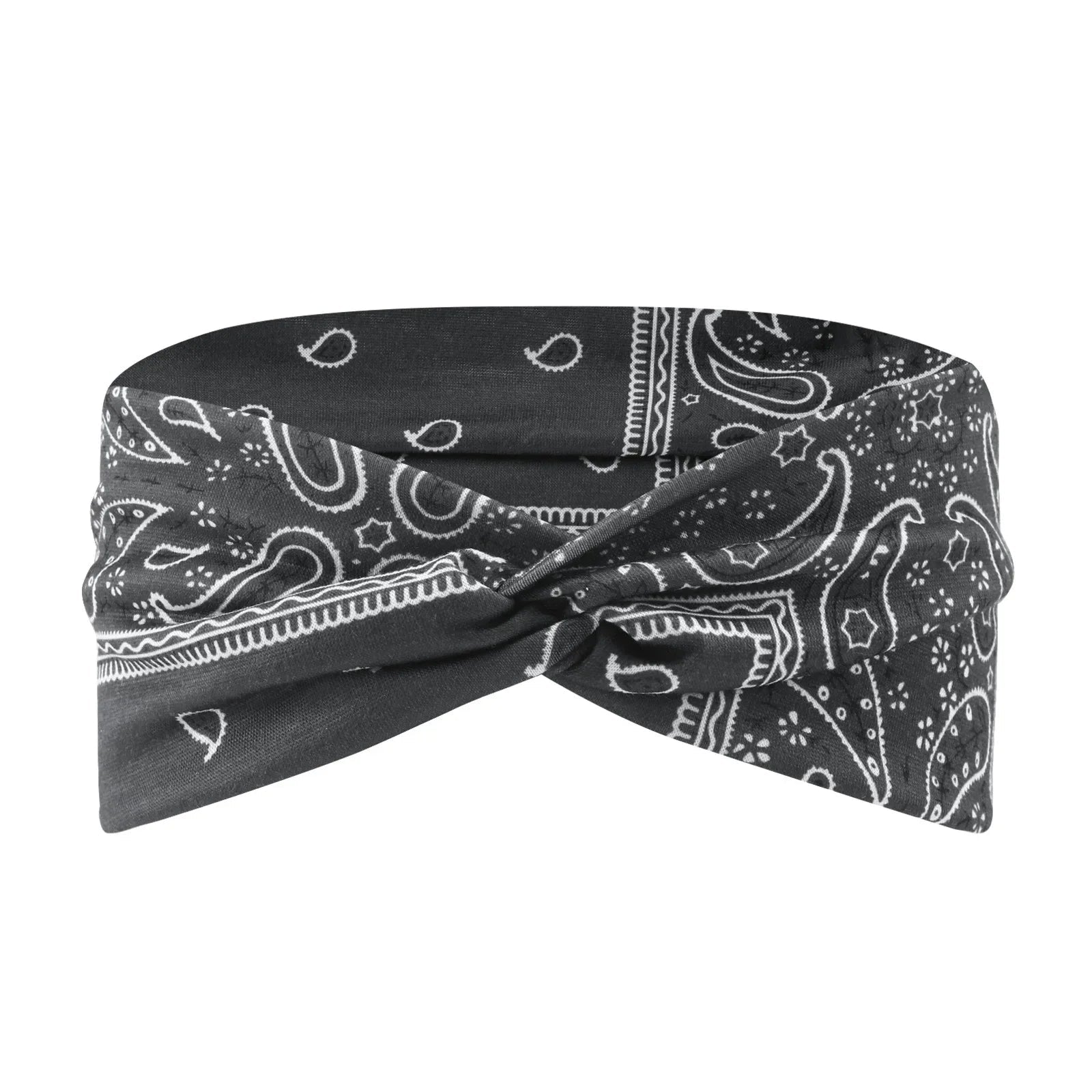 New Yoga Hair Tie Women's Crossnut Headband European and American Print Fashion Hairband Hair Accessories  Sports Headband Nova Trendz