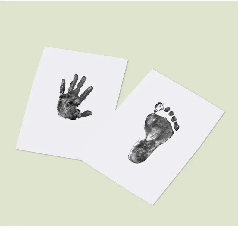 Newborn Baby DIY Hand And Footprint Kit Ink Pads Photo Frame Handprint Toddlers Souvenir Accessories Safe Clean Baby Shower Gift Nova Trendz