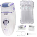 Kemei 3in1 Women Epilator Electric Shaver Facial Body Hair Removal Lady Leg Bikini Trimmer Hair Remover Underarms Rechargeable Nova Trendz