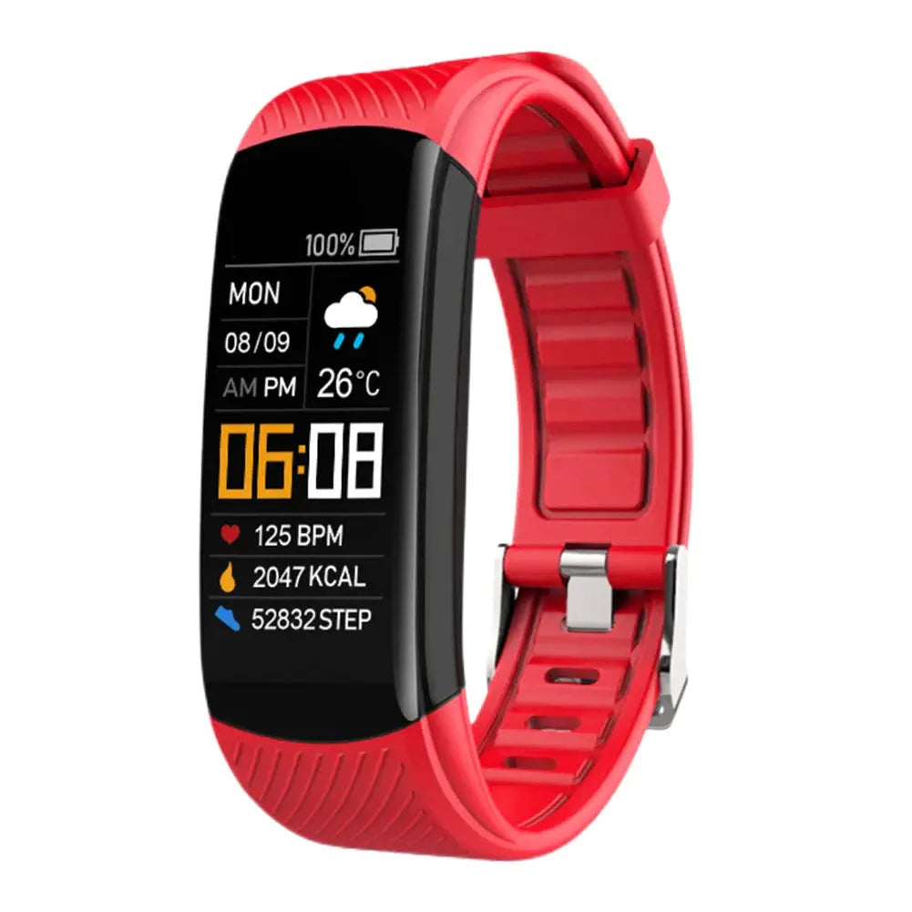 Smart Watch Waterproof Sport Smartwatch Heart Rate/Blood Pressure/Blood Oxygen Monitor USB Direct Charging for Outdoor Exercises Nova Trendz