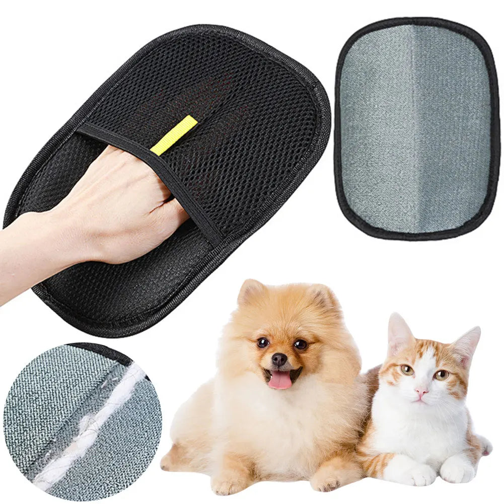 Long Handle Pet Hair Remover Brush 3 in 1  Static Dog Cat Hair Cleaner Cat Tree Bed Carpet Cat Furniture Cleaning Pet Supplies