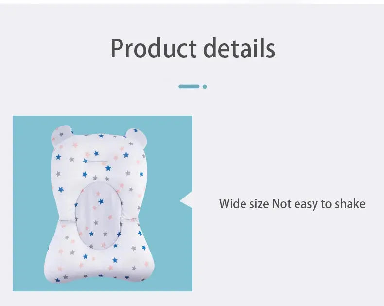 Baby shower lying down, baby shower artifact can sit and lie down, newborn net bag bath pad, bathtub floating pad Nova Trendz