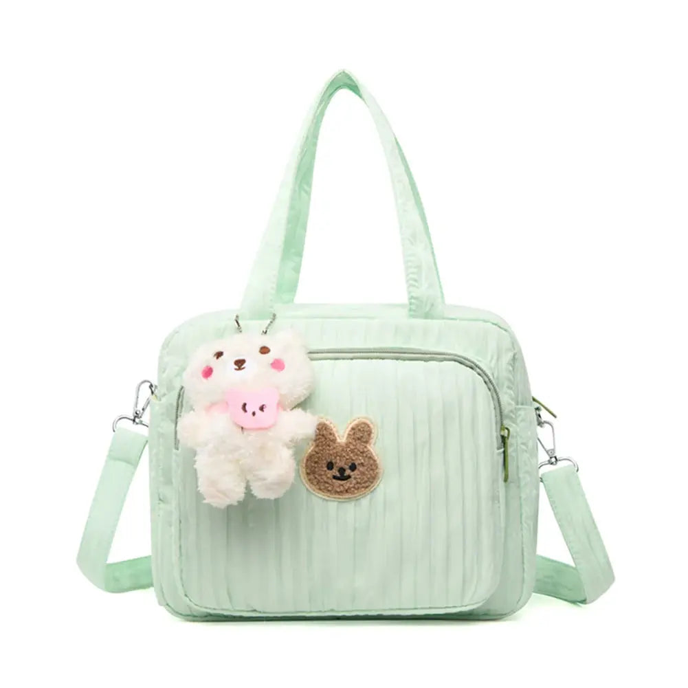 Mommy Stroller Nappy Bag Portable Cute Cartoon Multi-function Large Capacity Baby Diaper Bags with Pendant Nylon Mom Travel Tote Nova Trendz
