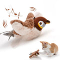 Interactive Flying Bird Cat Toy (with Catnip) Toy Flapping Bird Cat Toy Flying Interactive Flapping Chirping Bird Cat Toy Nova Trendz